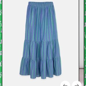NWT Lanidor Reia Tiered Strip Maxi Skirt